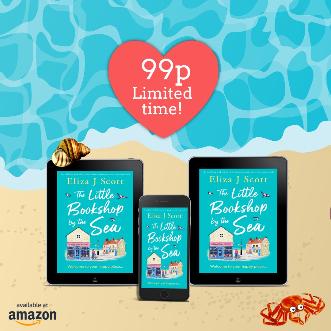 ElizaJScott1's tweet image. ♥️🐚🌊EBOOK BARGAIN!🌊🐚♥️

💕The Little Bookshop by the Sea is currently on offer for 99p!

💗It's the perfect time to curl up with a hot chocolate and a heartwarming, feel-good read!

📘getbook.to/LittleBookshop…

#weekendreads #ebookdeal
