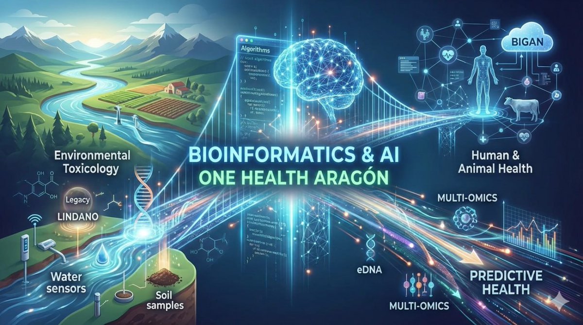 ENavarroRod's tweet photo. Toxicología Ambiental &amp; Bioinformática: el puente digital hacia una salud integrada (One Health). Artículo resumen de mi participación en las jornadas de Bioinformática de @_usj_ Léelo en 3 min aquí 
https://t.co/WoXr6zvZrn https://t.co/nrQMRkkc23