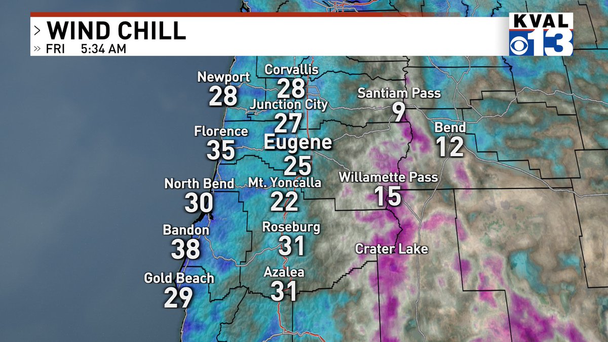 brianachaveztv's tweet image. Out the door, South Coast is expecting some frosty and potential freezing conditions. Wind chill dropping early morning temps into 20s. Increasing potential for slick spots on the roads this morning. #orwx #sworegon #winterishere