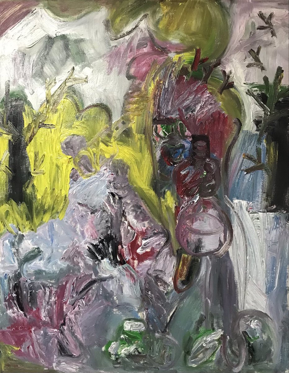 1167x910mm oil on canvas F50号に油彩 #contemporaryart #painting