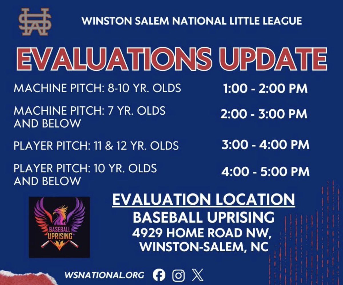 Winston-Salem National Little League tweet media