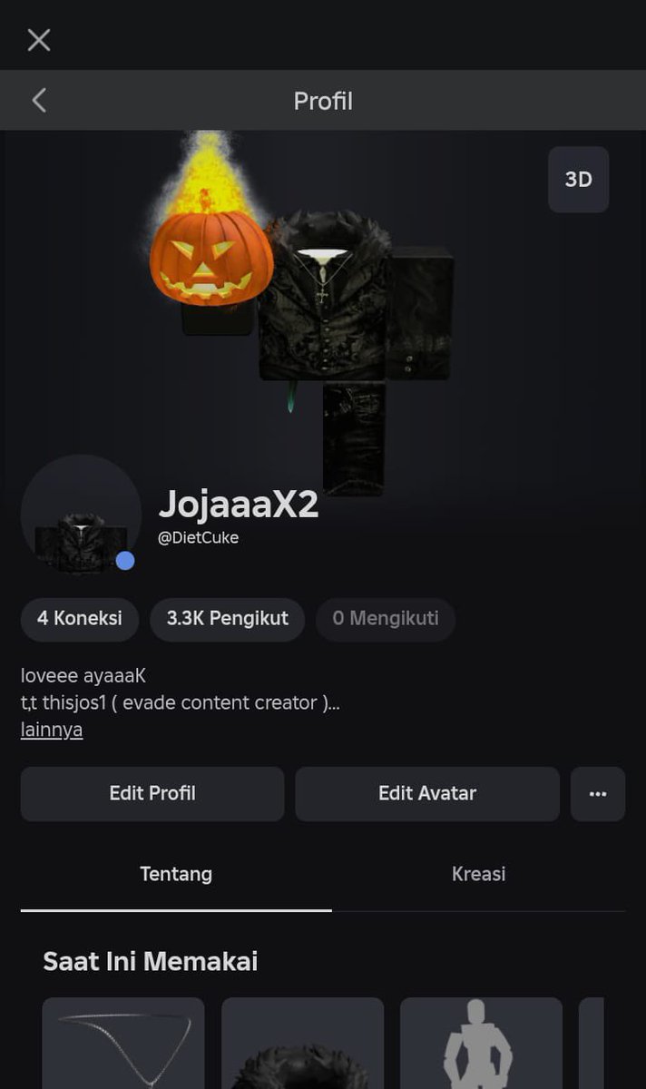 jora OPEN JOKI LEVEL EVADE, @ after dm 🤎 tweet media