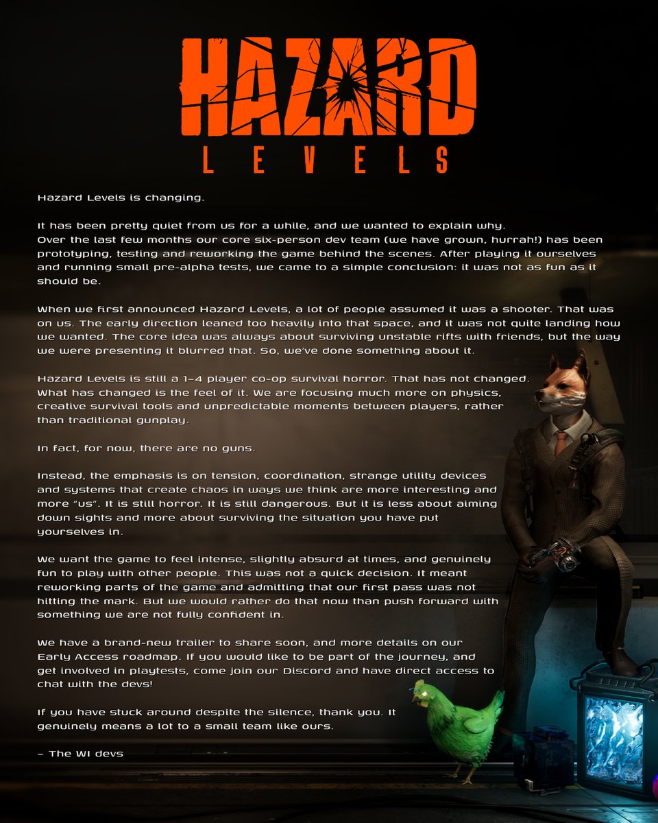 Hazard Levels | Wishlist on Steam! tweet media