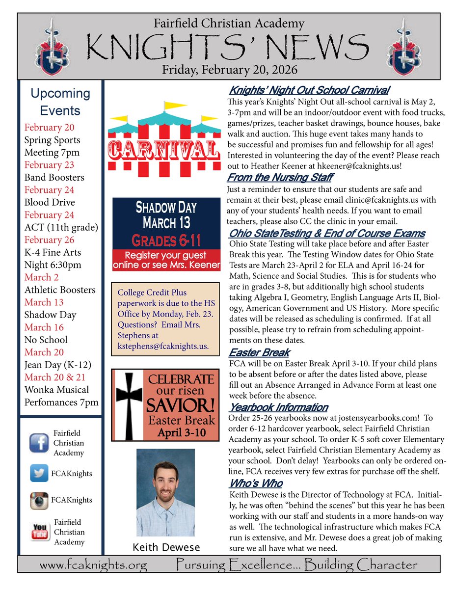 Fairfield Christian (@fcaknights) on Twitter photo 