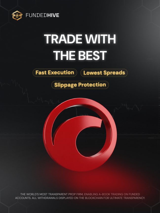 The platform you love
The transparency you need. 👁️💎

We’ve brought cTrader to the <a href="/FundedHive/">FundedHive</a> to ensure our traders get:
🔹 Ultra-fast execution
🔹 Razor-thin spreads
🔹 Advanced slippage protection

Stop worrying about "broker games." 
With our A-Book model and