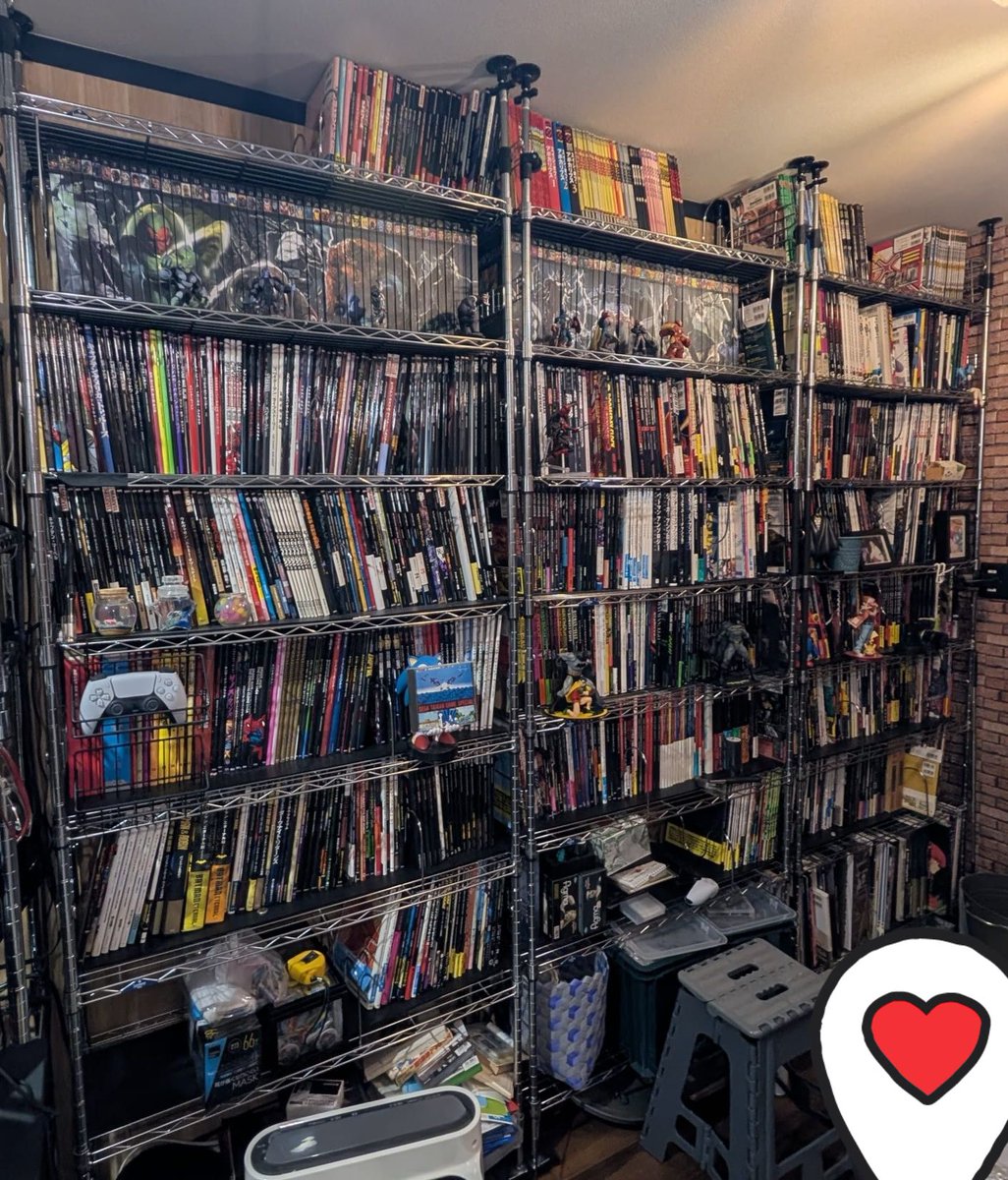 90年代からアメコミ邦訳本をほぼ全て買い続けて1000冊強、アメコミ好き