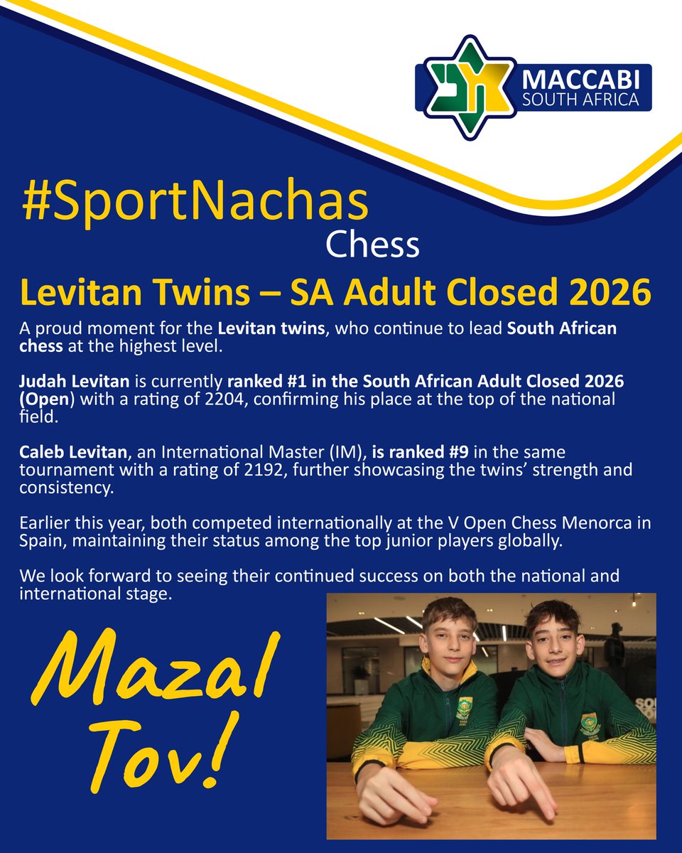 Maccabi South Africa tweet media