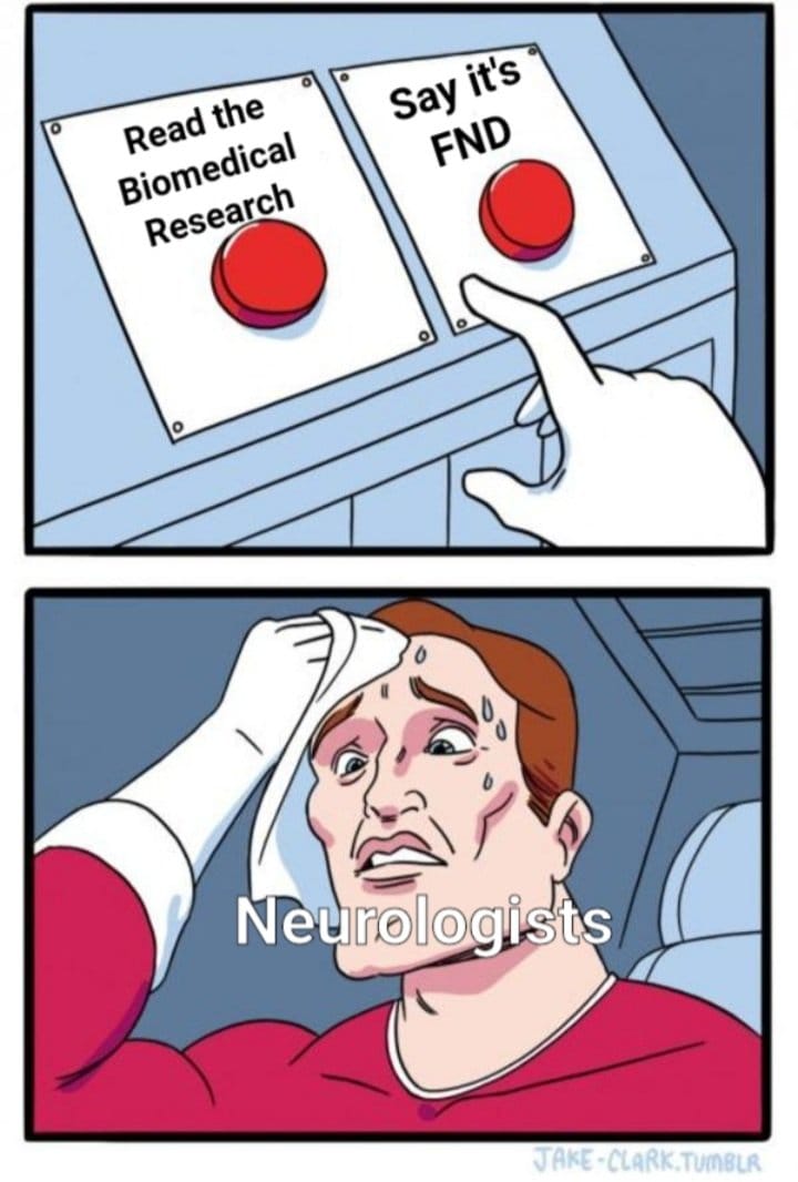 Dan_Wyke's tweet photo. That this is by far my most used meme says a lot about the state of medicine rn. #MECFS #MyalgicEncephalomyelitis #LongCovid #Neurology #FND https://t.co/bju2Y3zUiZ
