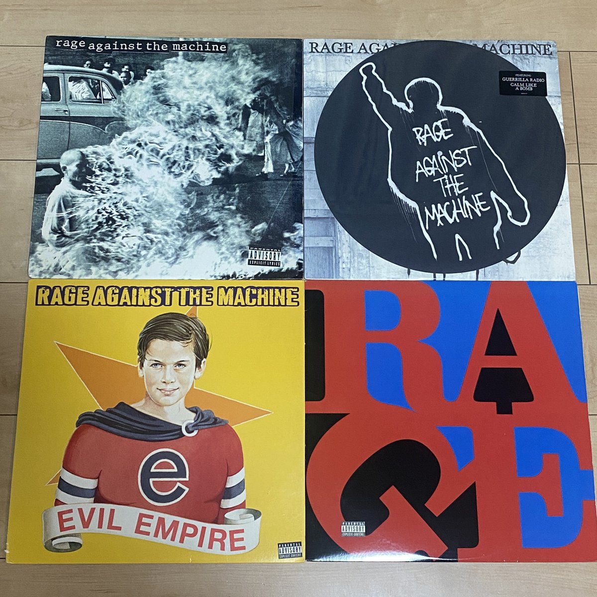 Rage Against The MachineのRenegades Of Funkまでの4枚は全部US