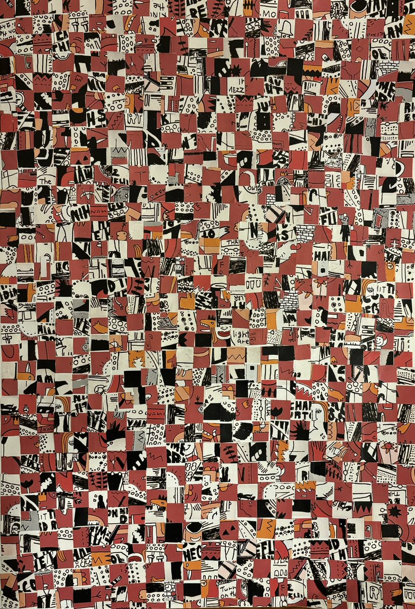 masakiman6's tweet photo. 今日はこんな感じです^_^

#art #アート　#イラスト　#貼り絵　#切り絵　#イラストレーター　#フォトグラファー　#ストリート　#デザイン　#アーティスト https://t.co/5qVjGLwBGg