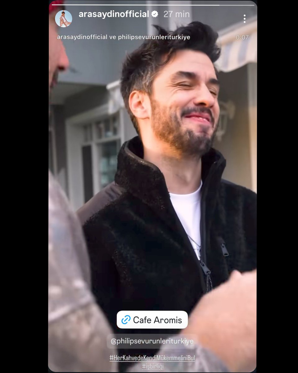 Historia de Aras 😍😍 pero para compartir de nuevo el anuncio de la máquina de café 🫩🥲🤧🤷🏻‍♀️🤣❤️ #ArasAydın