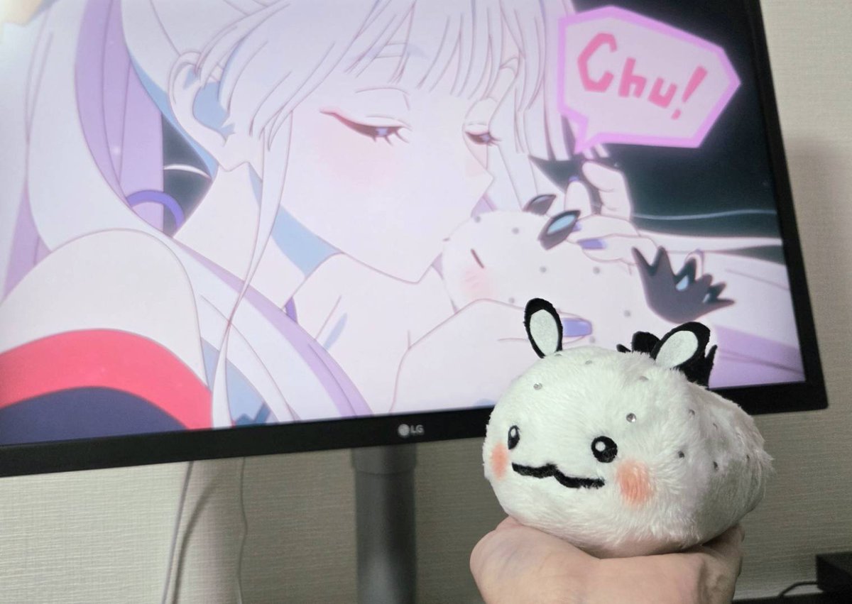 超かぐや姫 ！　韓国ポップアップ　フシ　ぬいぐるみ 超かぐや姫！』を見た彼女が作ったFUSHIのぬいぐるみです。