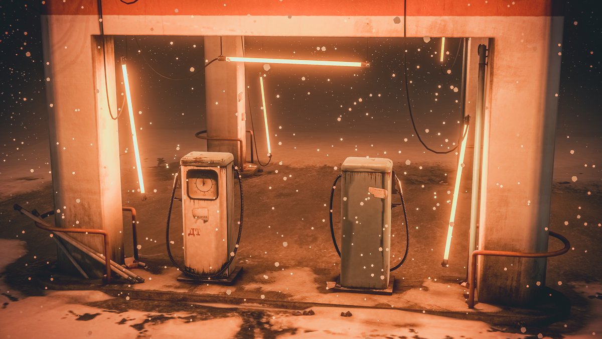 Gas Station In The Falling Snow
降りしきる雪の中のガソリンスタンド

World : Gas station
Author : rinvo

World URL :
vrchat.com/home/world/wrl…

#VRChat_world紹介 #Neo写真