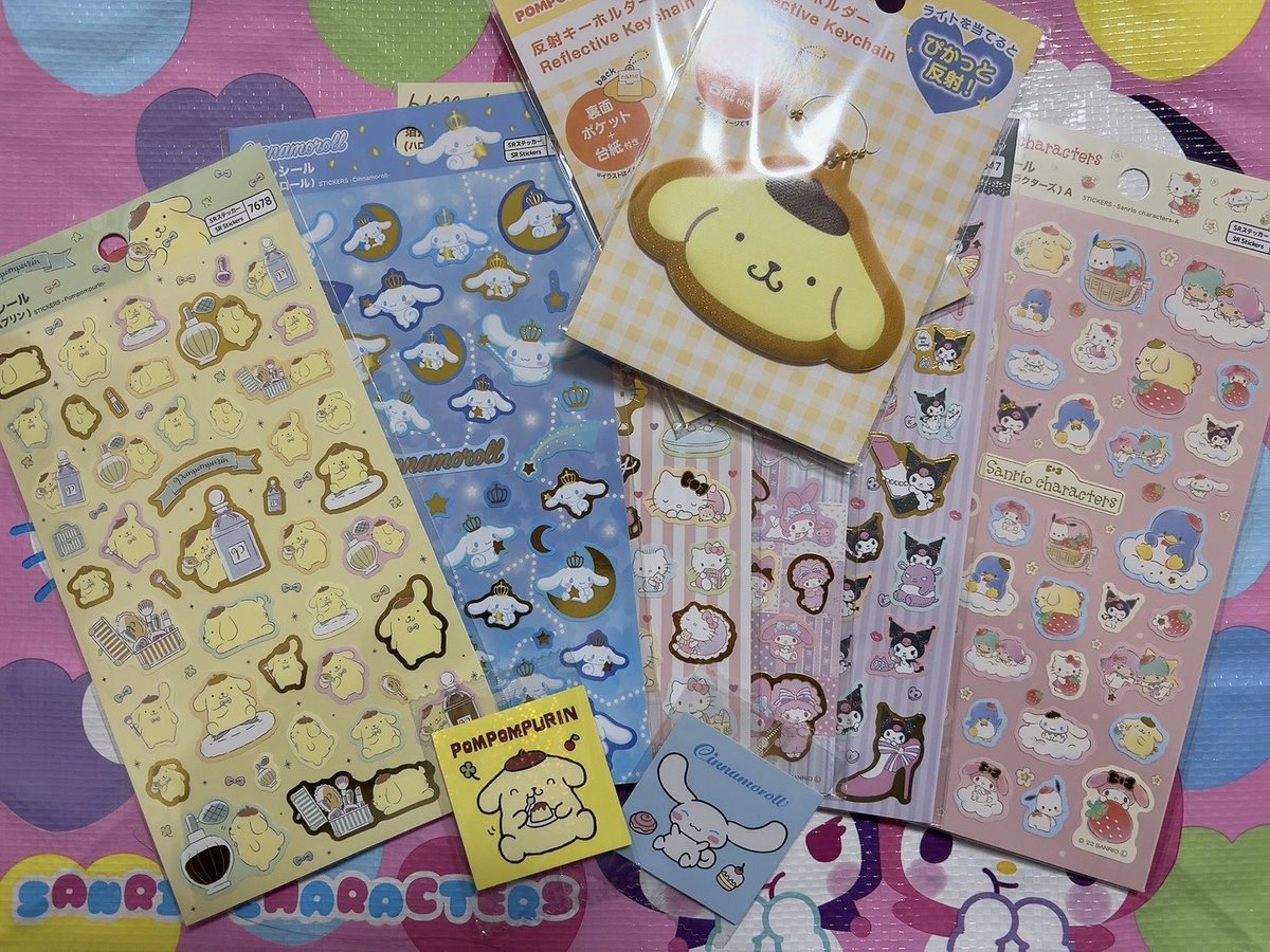 ダイソー行ったら入荷してて 出会えた〜！うれしー🥰 プリンくんの反射