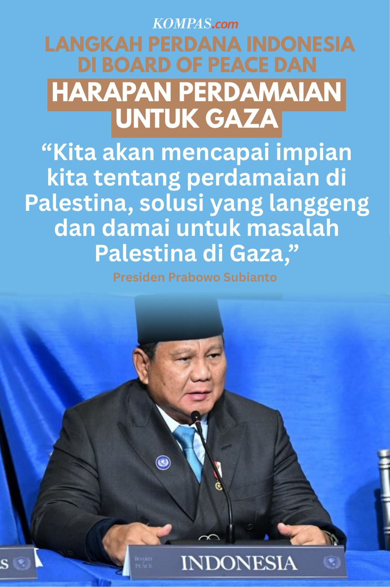 Forum BoP hadir untuk melengkapi berbagai inisiatif global yang telah berjalan. Indonesia mendorong pendekatan terkoordinasi agar tidak ada tumpang tindih kebijakan dalam proses stabilisasi kawasan.
#DiplomasiIndonesia