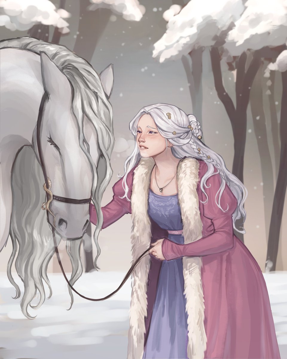 daenerysie's tweet image. dany and her silver ⋆*❅˖

commission by @CallistoAwe ♡ #asoiaf
