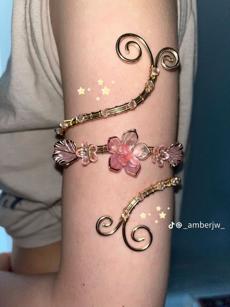 i wish my arms werent that big to make this type of jewelery look cool on me