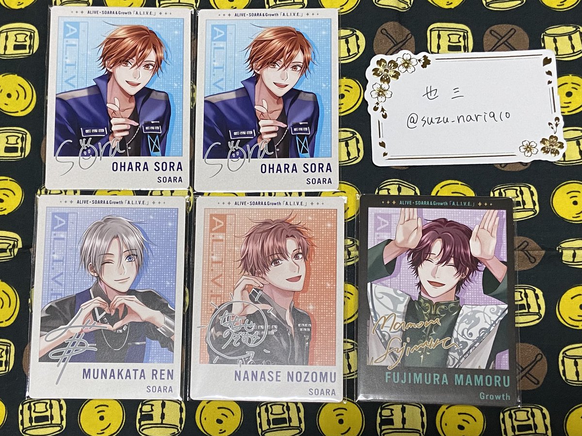 交換】ツキプロ ALIVE SOARA Growth A.L.I.V.E. 10周年 CD 特典 トレカ