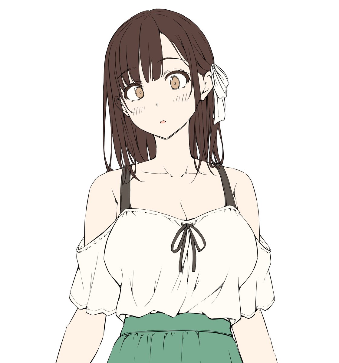 色んな方に見て頂いたので、使うか未定の髪型とお洋服の別ver供養。
次回作お楽しみにです。 