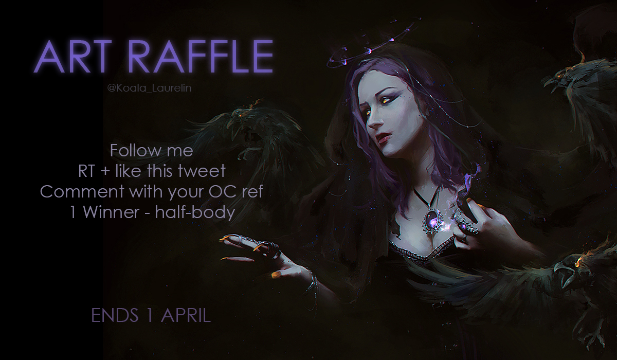 Hi guys! 45k+!🥹Thank you!😊Art RAFFLE!

🔸Follow me
🔸RT + like this tweet
🔸Comment with your OC ref
🔸1 Winner - half-body

✨ENDS 1 April✨

Good luck and thanks for your attention and your support!🧡 
#artraffle