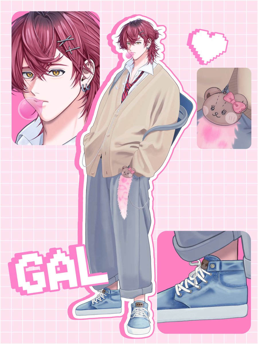 #こぐま菓子展 
ノリノリで着こなして〜🌺🎧😻💖💅✨