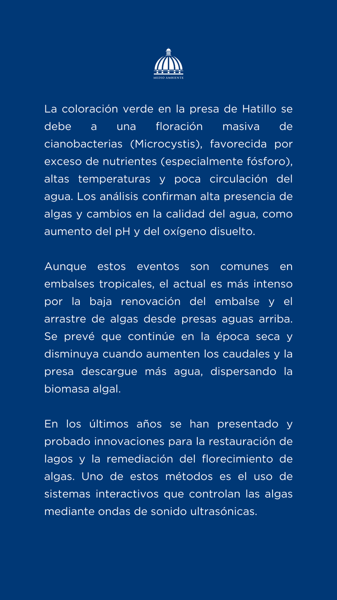 Ministerio de Medio Ambiente RD tweet media