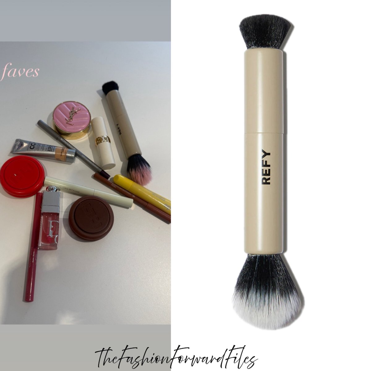 FashFwrdFiles's tweet photo. Iris Law has the REFY Duo face Brush
-
#irislaw #refy #makeup #refymakeup #makeupbrushes https://t.co/YVrTWjXYDs