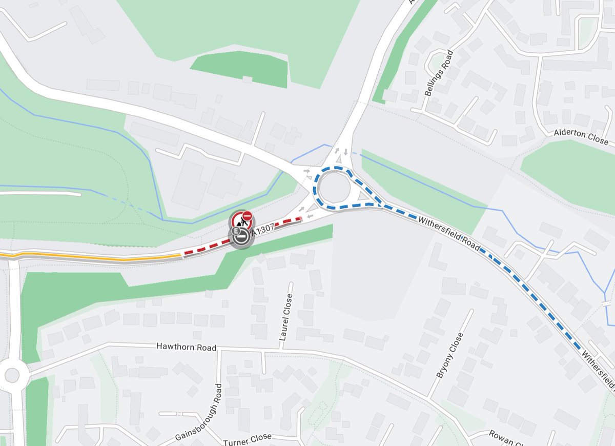 Suff_highways's tweet image. ⚠️ 𝙐𝙥𝙘𝙤𝙢𝙞𝙣𝙜 𝙬𝙤𝙧𝙠𝙨: A1307 Cambridge Rd, #Haverhill will be closed 7pm today (Fri 20 Feb)-5am Sat 21 Feb for road repairs.

The road will only need to be closed for a time during the advertised hours. Access will be maintained for residents and businesses throughout.