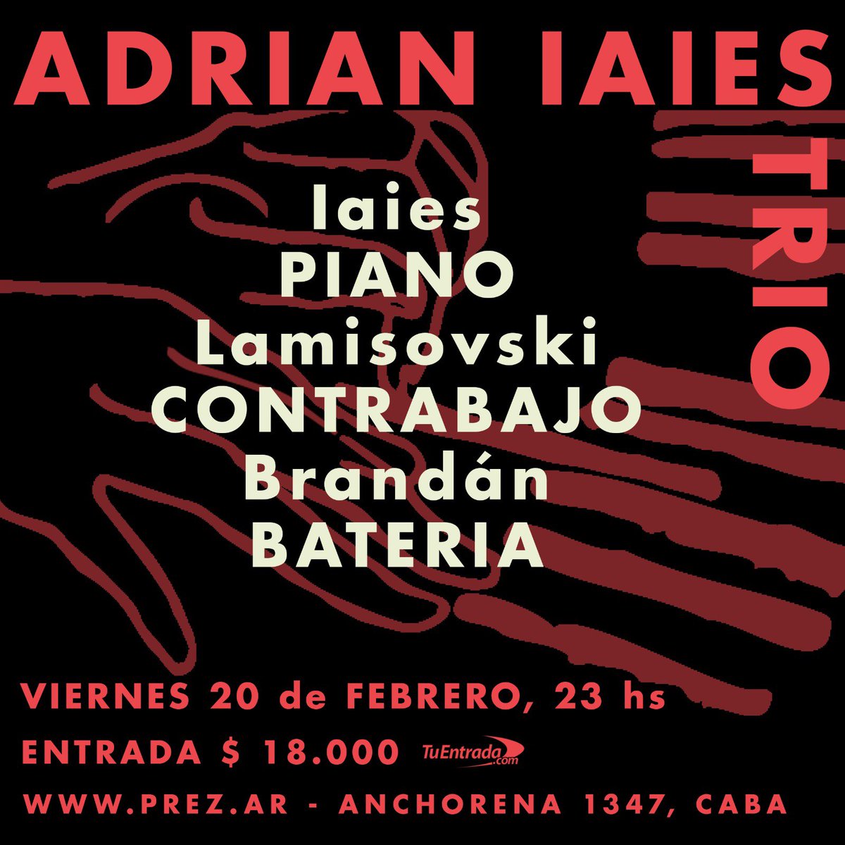 Para los que no conocen Prez, sótano divino, pianazo, alcohol de calidad. Está noche (espero que celebrando un triunfo sobre el siempre difícil Sarmiento. Entradas en comprar.tuentrada.com/tuentrada/sele…