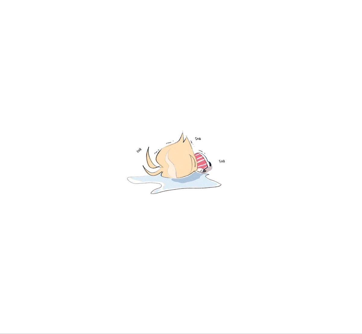 Why’re you sleeping on a puddle of water, Lu