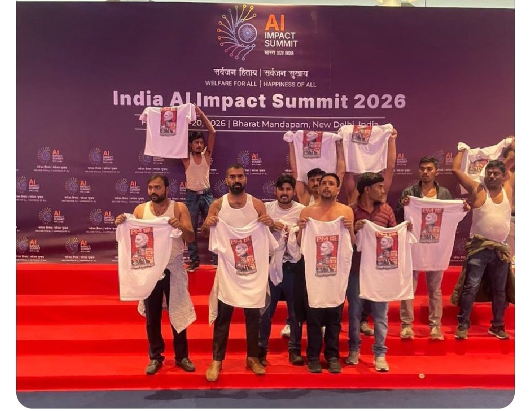 avinashsingh051's tweet photo. India AI Impact Summit 26, a political display disrupted a global innovation platform meant for national progress. International forums should not be turned into stages for partisan protest. India’s growth story deserves unity, not disruption. 🇮🇳 #AIImpactSummit #NationFirst https://t.co/mOGWzZc0RV