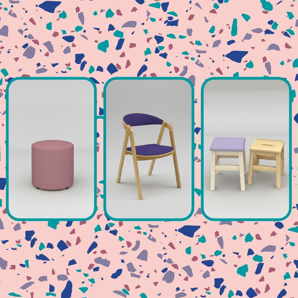 FurnitureLab's tweet photo. We dropped a trio of new products designed to make your commercial space look—and feel—better than ever. From the the jaunty Orbi ottomans, to the customizable Venn chair, and the all-ages Leti stools, your new faves are officially here. https://t.co/P5KYfNb15M https://t.co/gjlbB7So4V