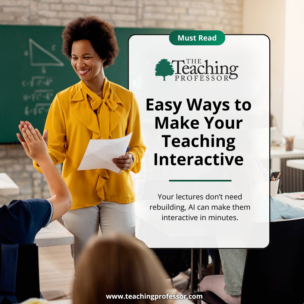 Teaching Professor tweet media