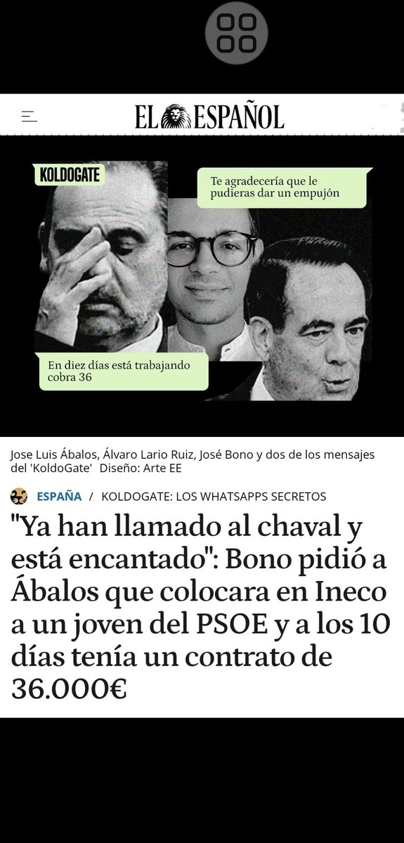 El Gobierno de Sánchez se ha convertido en "El re(establo) de Maese Pedro"
<a href="/AlbertCastillon/">Albert Castillón</a> <a href="/Albiol_XG/">Xavier García Albiol</a> <a href="/OtraLeyElectorl/">#OLE #OtraLeyElectoral #OLEtv</a> <a href="/antontxo/">Antonio Bretón</a> <a href="/BeatrizTalegon/">Bea Talegón</a> <a href="/cayetanaAT/">Cayetana Álvarez de Toledo</a> <a href="/cayetanaAT/">Cayetana Álvarez de Toledo</a> <a href="/elmundoes/">EL MUNDO</a> <a href="/HorizonteCuatro/">Horizonte</a> <a href="/I_Ezkerra/">Iñaki Ezkerra</a> <a href="/InigoTriana/">Íñigo Triana</a> <a href="/paxtoine/">Paxtoine</a> <a href="/leboswki/">Eduardo Gómez</a> <a href="/EdCasFer/">Eduardo Casado Fdez</a> <a href="/lorenzoabadia/">Lorenzo Abadía</a>