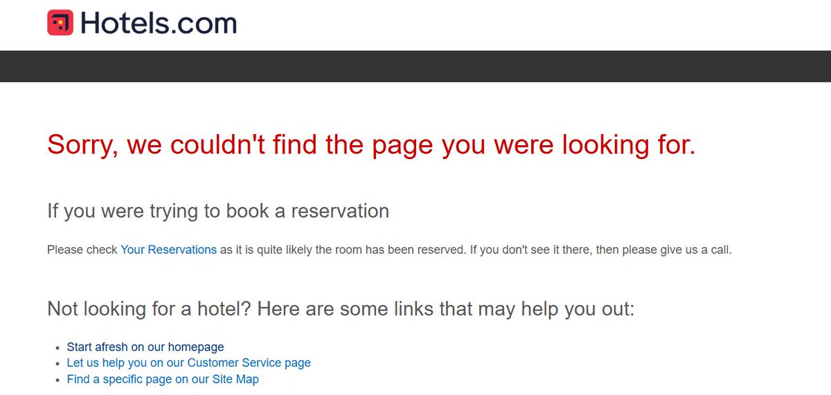 edishungry's tweet photo. Now the entire @hotelsdotcom site is gone https://t.co/xNxuEqTQqr