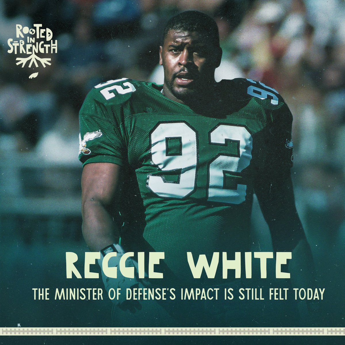 Reggie White, a historic player whose legacy is still felt today.
