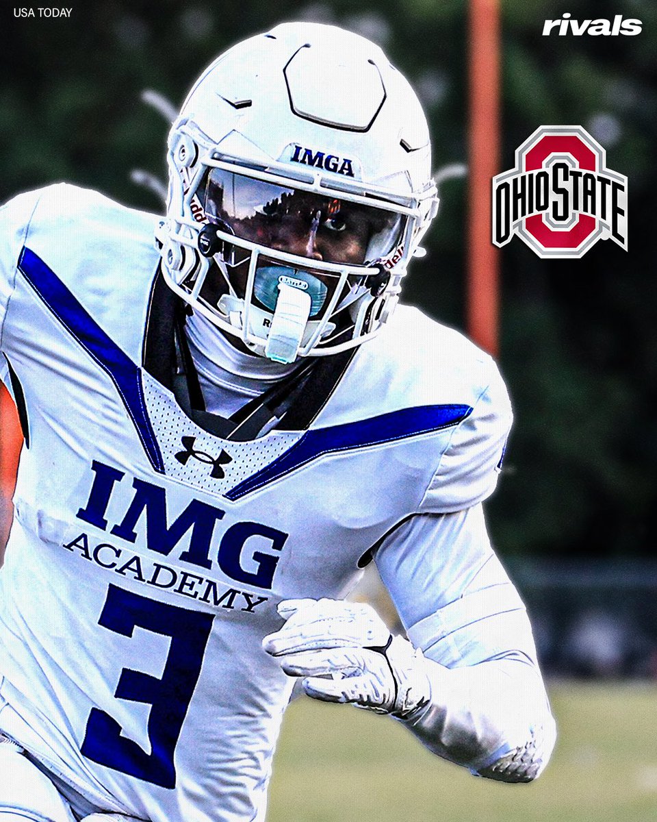 Rivals's tweet image. Elite WR Eric McFarland on the first thing that comes to his mind when he thinks of Ohio State, via @ChadSimmons_: 

“WRU” 

on3.com/rivals/news/im…