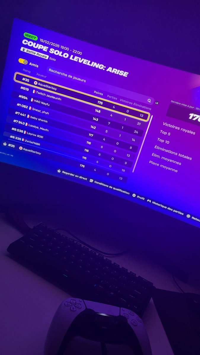 Merci fortnite de me faire crash 3 fois !! (À 6pts du skin)