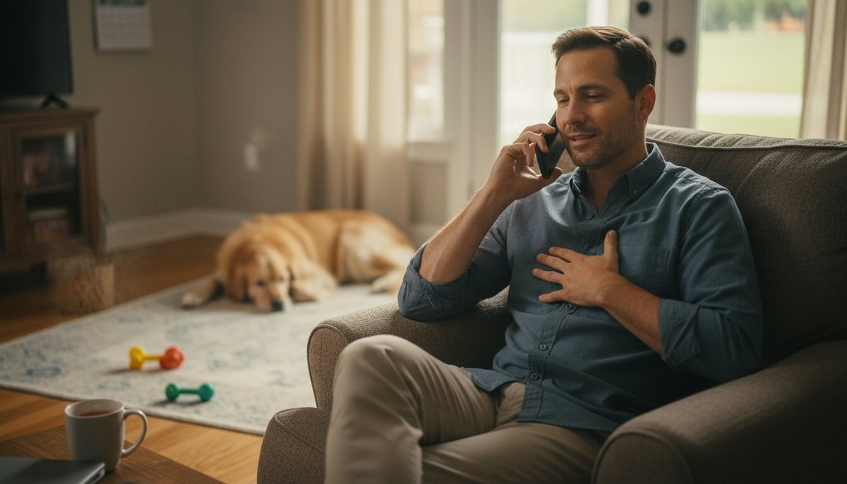 You're on the phone with someone safe.

Halfway through: your breathing slows. Shoulders drop. Jaw clench releases.

You weren't doing a breathing exercise. You were receiving steadiness.

For FASD caregivers, this is survival, not luxury.

New entry on co-regulation and why safe