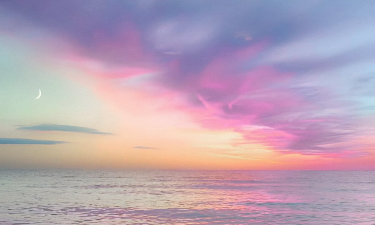gardenofcolours's tweet image. pastel sunset