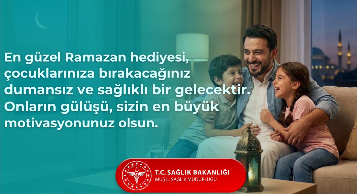 En güzel Ramazan hediyesi, çocuklarınıza bırakacağınız dumansız ve sağlıklı bir gelecektir. Onların gülüşü, sizin en büyük motivasyonunuz olsun.

#BuRamazanBırakıyorum 
#MilatOlsun
