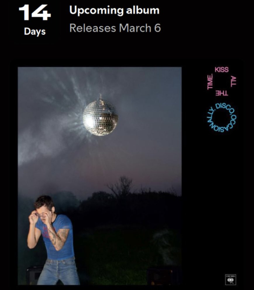 goldencharryy's tweet photo. 2 WEEKS UNTIL KISS ALL THE TIME. DISCO, OCCASIONALLY. https://t.co/s4lEoiP6Nn