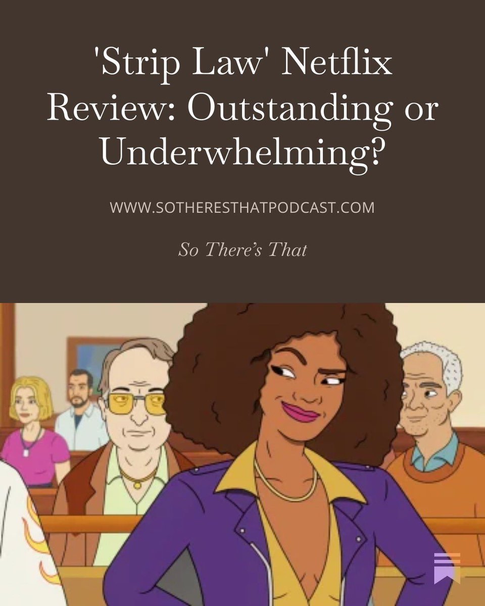 podsotheresthat's tweet photo. Netflix released another wild & raunchy adult animated series starring Adam Scott & Janelle James #StripLaw
All 10 eps are available to stream now @netflix
Full review🔗 https://t.co/Pv0eiPggAe https://t.co/h3xKVOdWIs