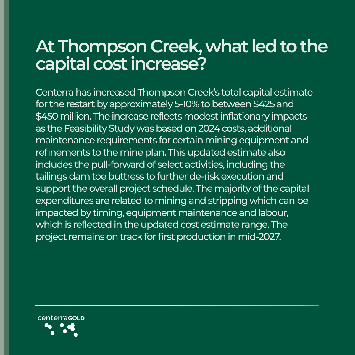 Centerra Gold Inc. tweet media