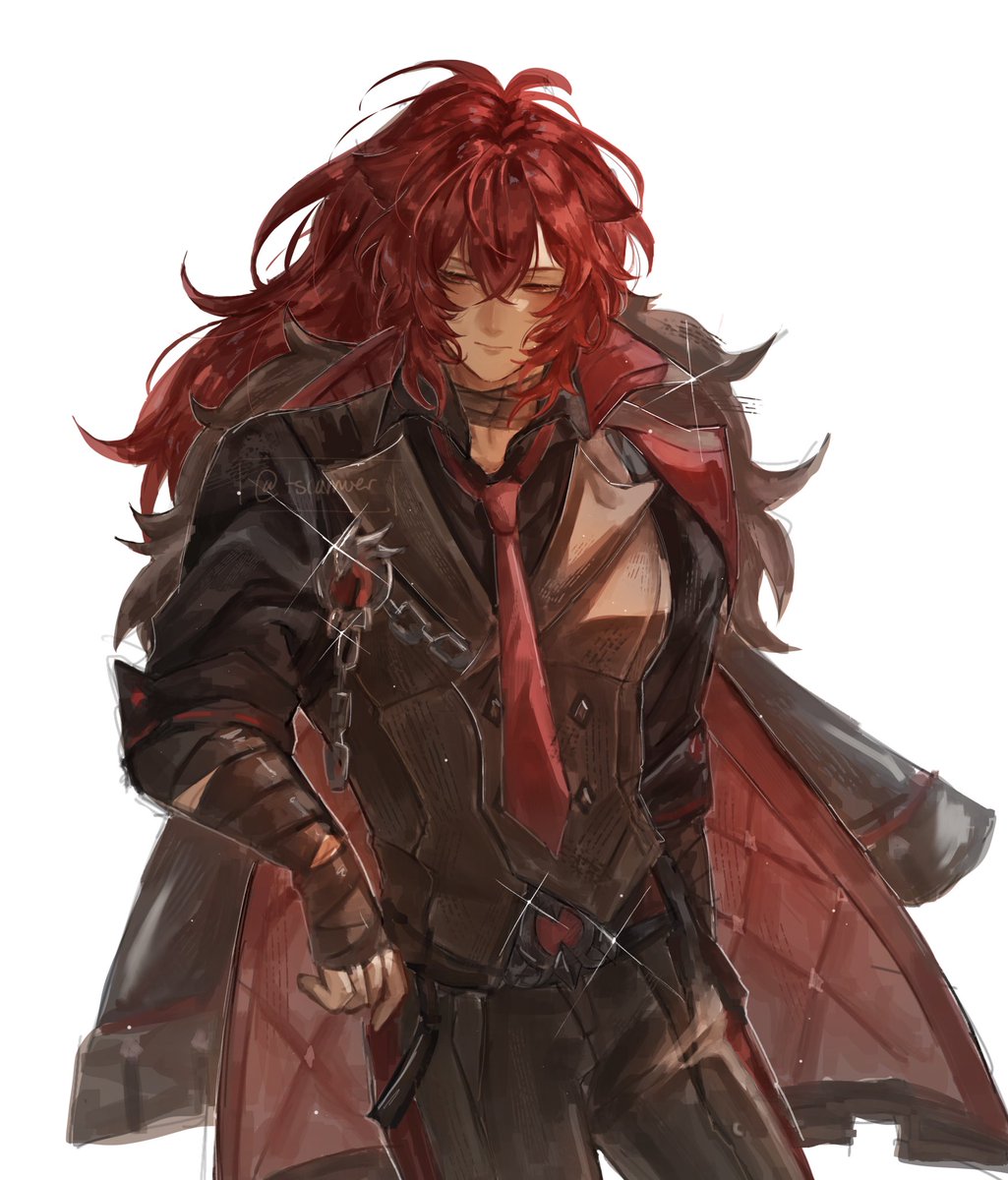 sorry i forgot to post i got a midnight snack instead #diluc #genshin