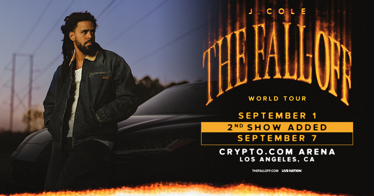 cryptocomarena's tweet image. Tickets on sale NOW! Don’t miss your chance to experience J. Cole’s The Fall-Off Tour at Crypto.com Arena on September 1 &amp;amp; 7!  See you there.
🎟️ crpto.la/jcole26x