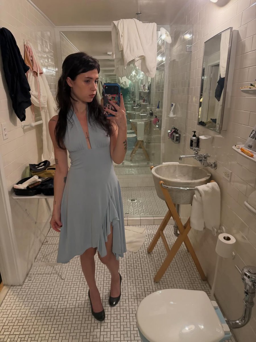 clairo blue dress dupe Cary Blue Diamante High Split Gown Blue – Alamour The Label main image 0
