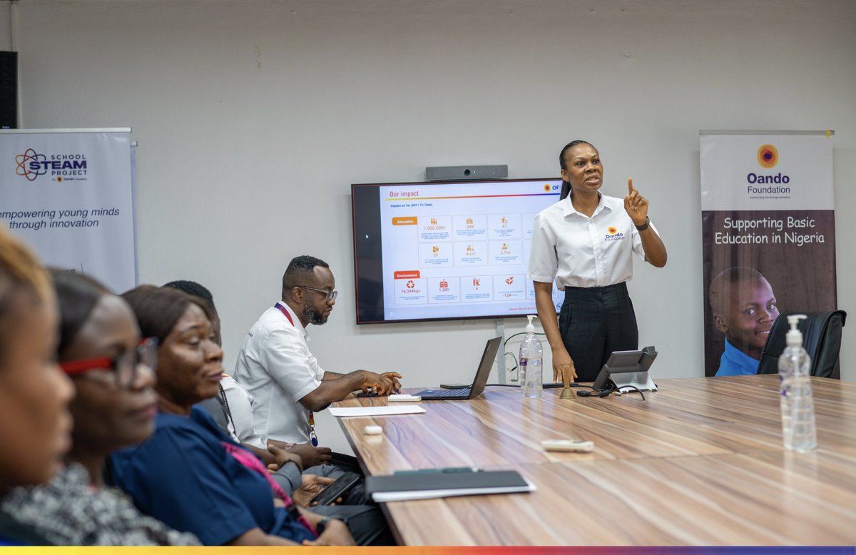 Oando Foundation tweet media