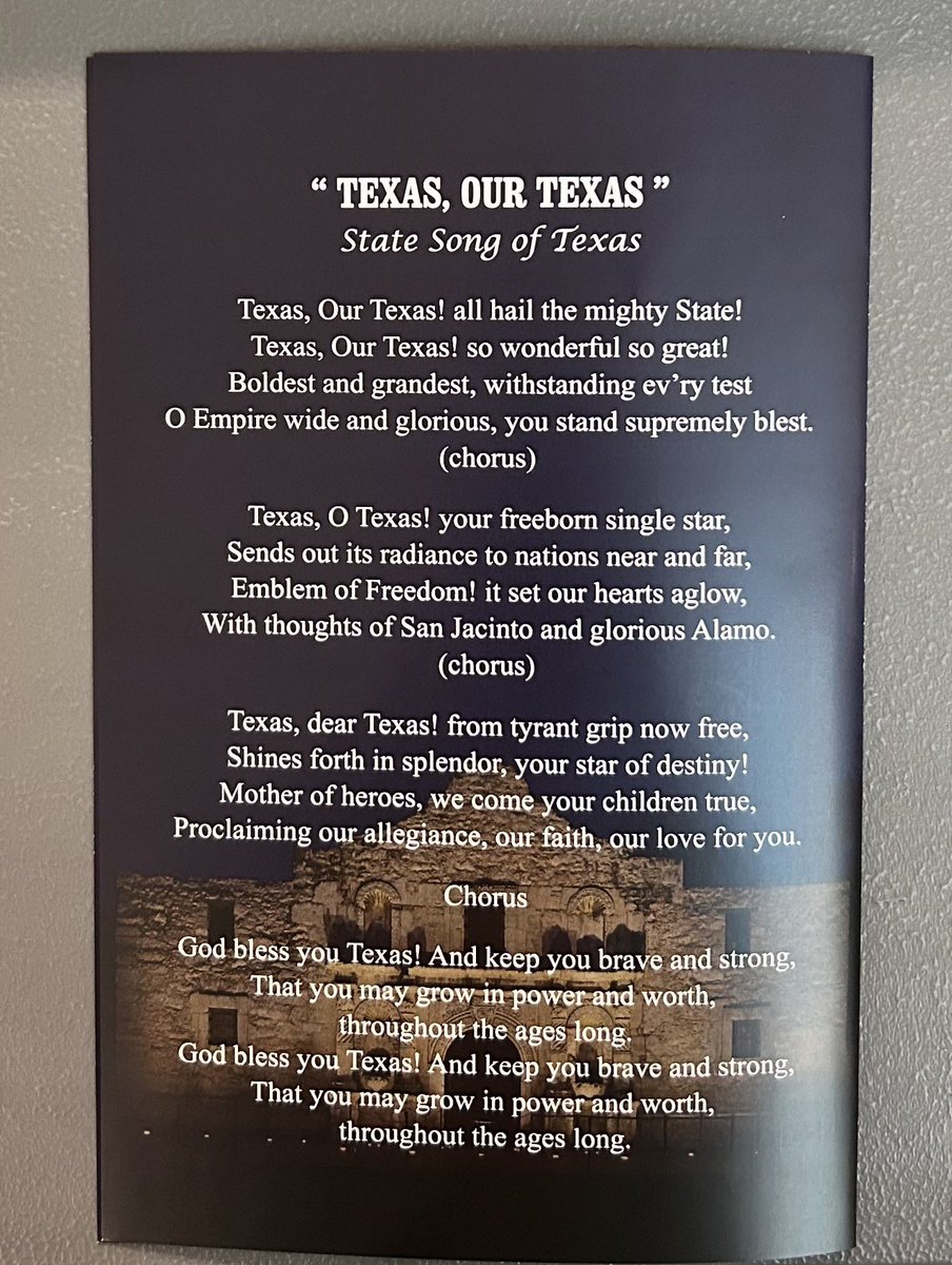 Alamo_Letter's tweet photo. Few things are consistent from dedication to dedication of our Alamo Letter Plaques, but singing Texas, Our Texas is always part of the program and Texans LOVE IT! #rememberthealamo #travisletter #alamolettersociety https://t.co/s4ha0uQenJ