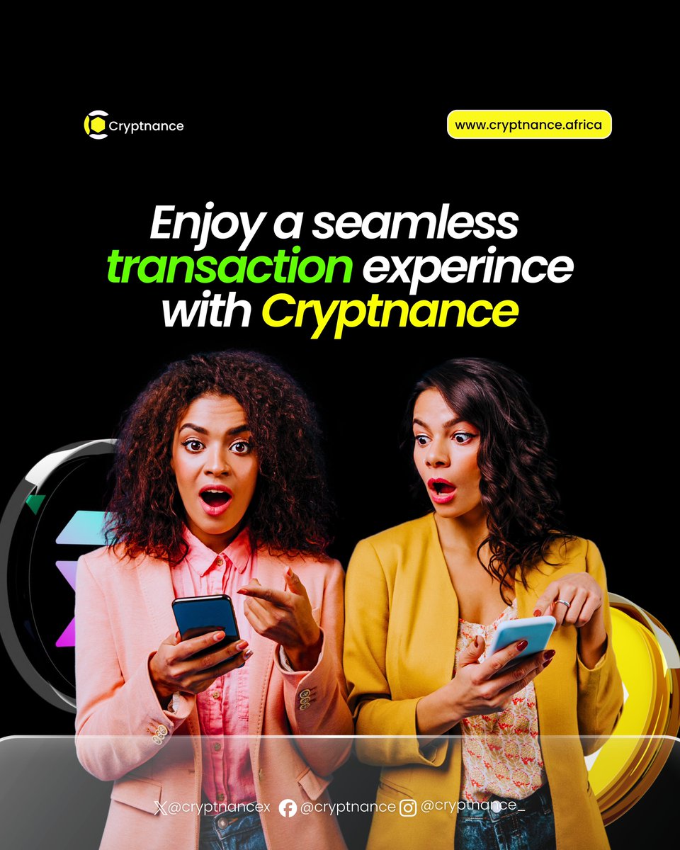 Fast. Secure. Seamless.
All transactions are completed exclusively via Cryptnance for speed and reliability.

.. cryptnance.africa